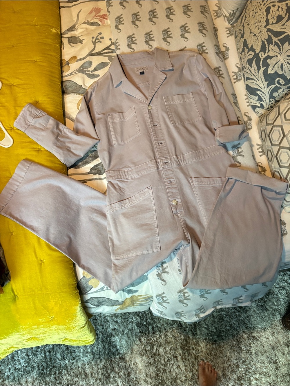 Universal Thread Dusty Lavender Utility Jumpsuit